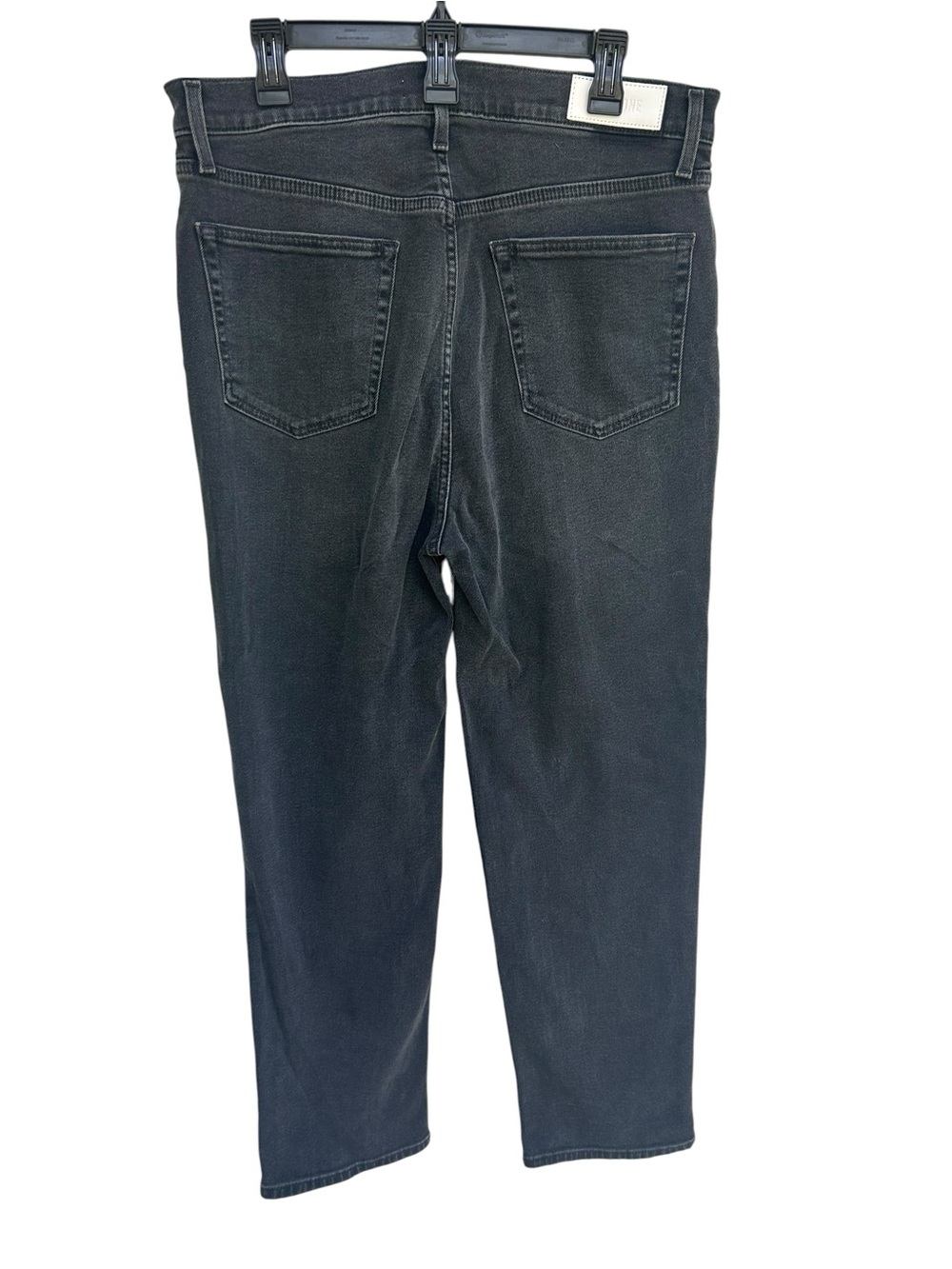 Re/done Jeans 70s High Rise Stove Pipe Black Women’s Size 32 EUC